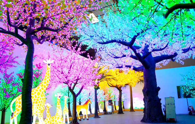 Welcome to Visit our led tree factory showroom!