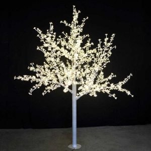 LED Luminous Warm White Artificial Cherry Blossom Tree Light - Customizable Garden Decoration Manufacturer