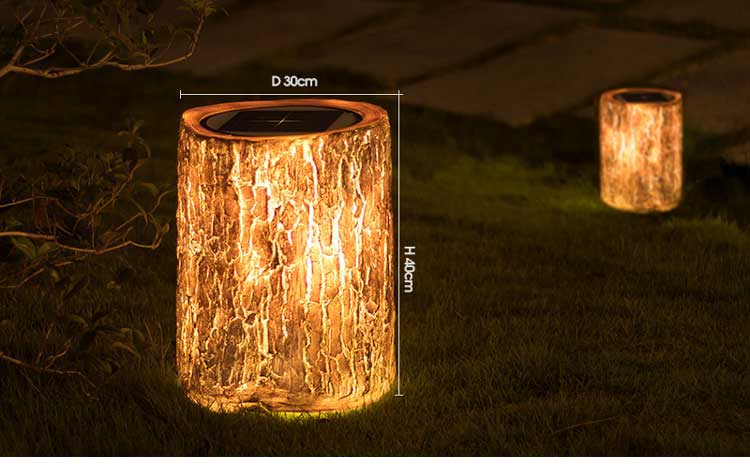 Solar Tree Stump