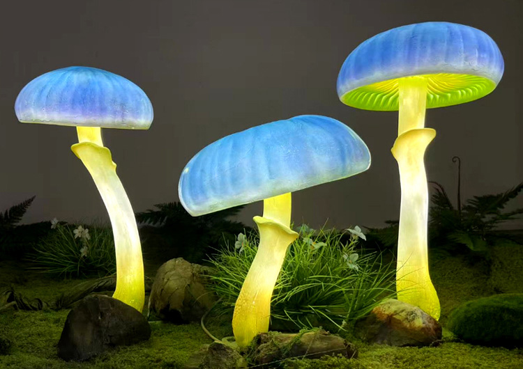 LED Mushroom Garden Decor