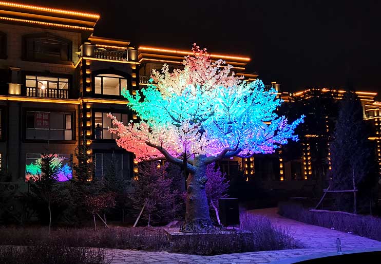 Pixel Christmas Tree Light