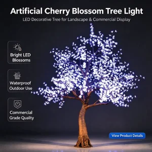 Artificial Cherry Blossom Tree Light