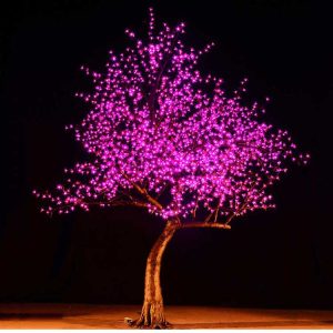 Customizable LED Outdoor Trees Pink Cherry Blossom Light for Christmas Garden Decor