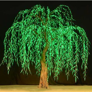 10ft LED Green Willow Tree Light – Wholesale Customizable Outdoor Garden Holiday Decor