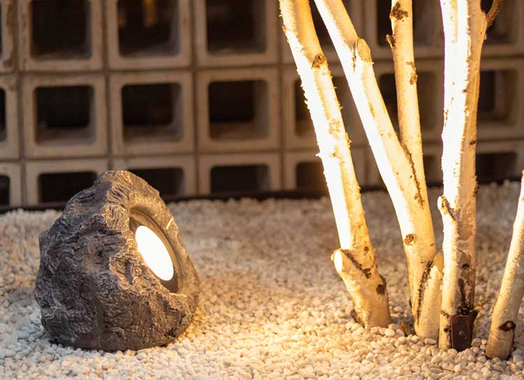 Stone Garden Spotlights