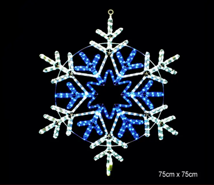 Custom Outdoor LED Snowflake Motif Light | Commercial Christmas Motif Lighting 3 Custom Outdoor LED Snowflake Motif Light | Commercial Christmas Motif Lighting - 图片 3