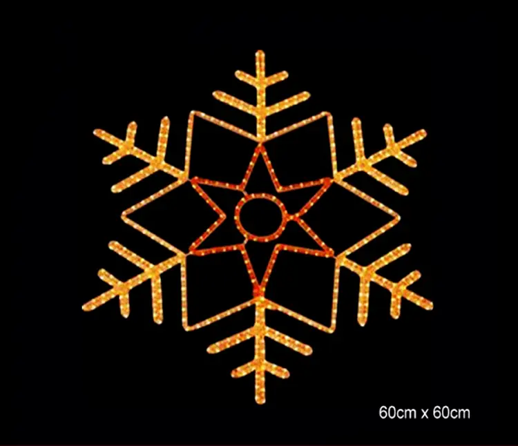Custom Outdoor LED Snowflake Motif Light | Commercial Christmas Motif Lighting 8 Custom Outdoor LED Snowflake Motif Light | Commercial Christmas Motif Lighting - 图片 8