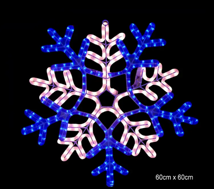 Custom Outdoor LED Snowflake Motif Light | Commercial Christmas Motif Lighting 9 Custom Outdoor LED Snowflake Motif Light | Commercial Christmas Motif Lighting - 图片 9