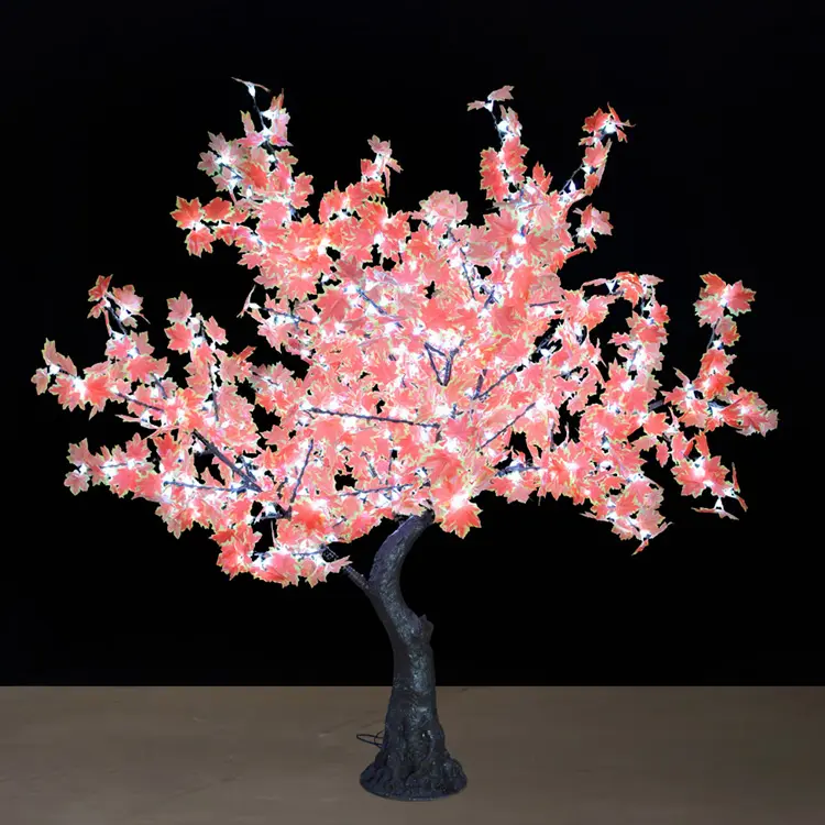 Custom Outdoor Illuminated Maple Tree for Garden Patio Christmas Decor 4 Custom Outdoor Illuminated Maple Tree for Garden Patio Christmas Decor - 图片 4