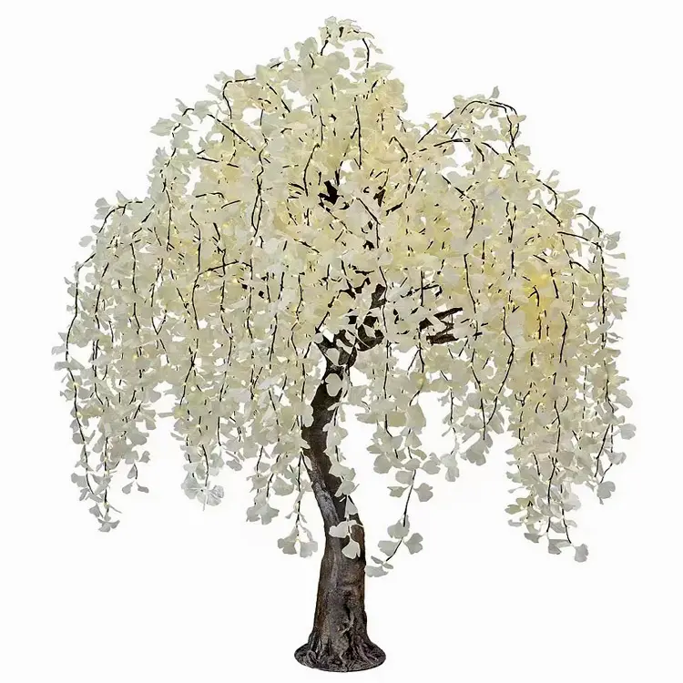 Outdoor LED Weeping ginkgo tree light | Wholesale10ft Garden Holiday Decor 5 Outdoor LED Weeping ginkgo tree light | Wholesale10ft Garden Holiday Decor - 图片 5