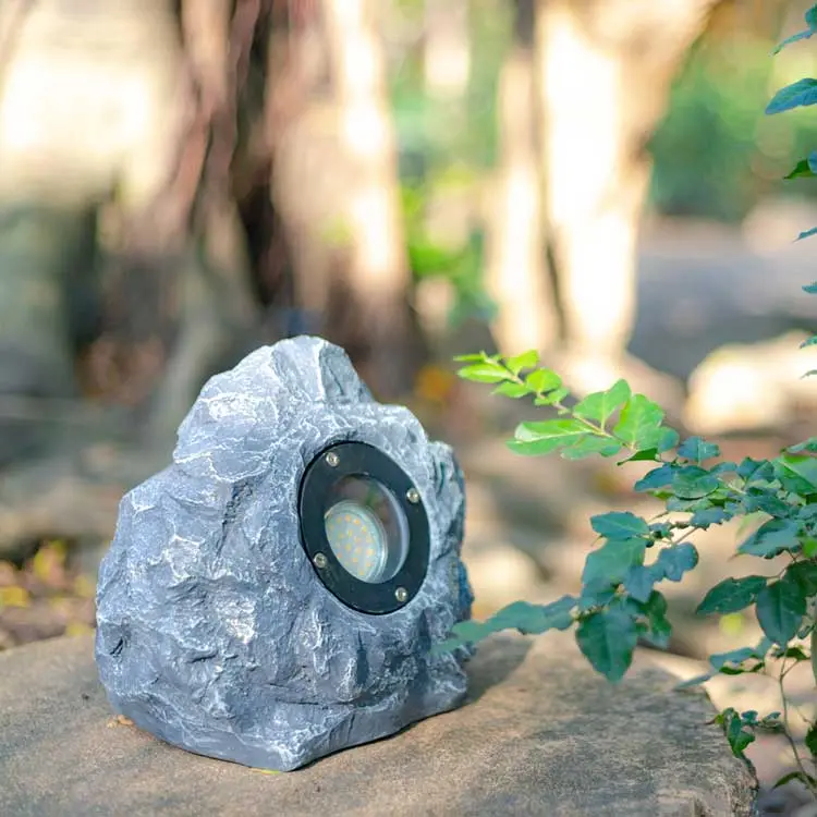 Custom Outdoor Rock Landscape Spotlight | IP65 Waterproof Resin Artificial Stone LED Garden Light 4 Custom Outdoor Rock Landscape Spotlight | IP65 Waterproof Resin Artificial Stone LED Garden Light - 图片 4