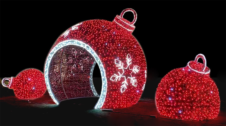 Giant Christmas bauble