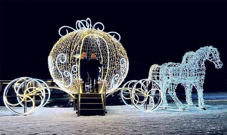 Giant Christmas bauble