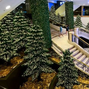 Home 26 Customizable 8ft Outdoor LED Christmas Tree Light – Waterproof Warm White Holiday Decor