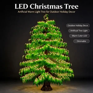 8ft Luminous LED Christmas Tree | Custom Outdoor Garden Holiday Decoration