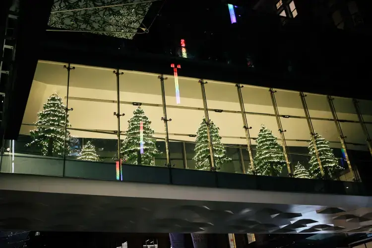 Dimmable LED Christmas Tree, adjustable brightness artificial holiday tree light