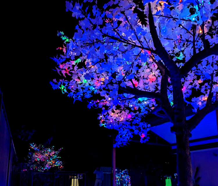 RGB LED Maple Tree Lights
