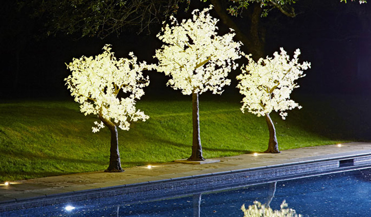 White LED Maple Tree Lights