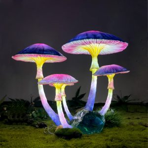 Wholesale Outdoor Waterproof LED Mushroom Decoration – OEM/ODM Custom Fiberglass Lights