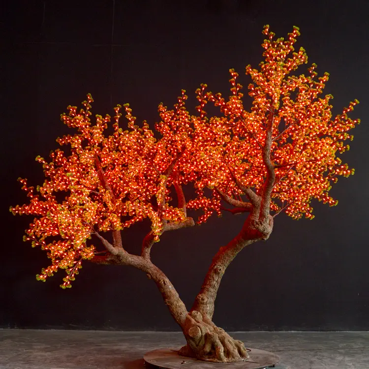 RGB Outdoor LED Artificial Tree Light For Garden, Park, Plaza, Wedding and Landscape Lighting Projects 10 Large illuminated LED tree sculpture outdoor holiday lighting