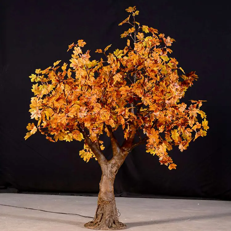 5FT Outdoor LED Maple Tree Light for Park, Plaza, Hotel, Garden Festive Landscape Decoration 9 Wholesale Artificial Light Up Maple Tree