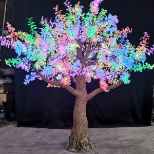 13ft Pixel-Controlled LED Tree Light – Customizable Outdoor Garden Landscape Decoration