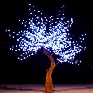 7ft Illuminated RGB Pixel Cherry Blossom Light LED Tree | Wholesale Customizable Outdoor Christmas Garden Decoration