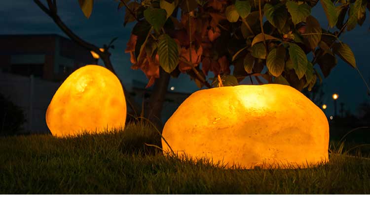 Glowing Rock Lights