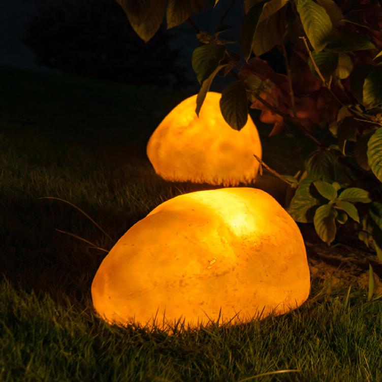 Custom Garden Stone Lights | Waterproof Illuminated Resin Rock Landscape Lighting 3 Custom Garden Stone Lights | Waterproof Illuminated Resin Rock Landscape Lighting - 图片 3