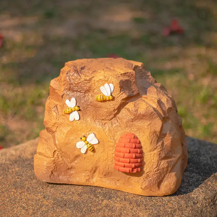 Outdoor Stone Light : Custom Glow Stone Lights for Garden Decoration 5 Outdoor Stone Light : Custom Glow Stone Lights for Garden Decoration - 图片 5
