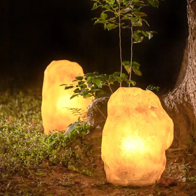 Glowing Stone Garden Lights | Outdoor Landscape holiday Decoration 4 Glowing Stone Garden Lights | Outdoor Landscape holiday Decoration - 图片 4
