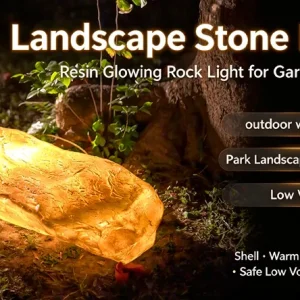Custom Outdoor Landscape Stone Light for Garden and Patios Decoration