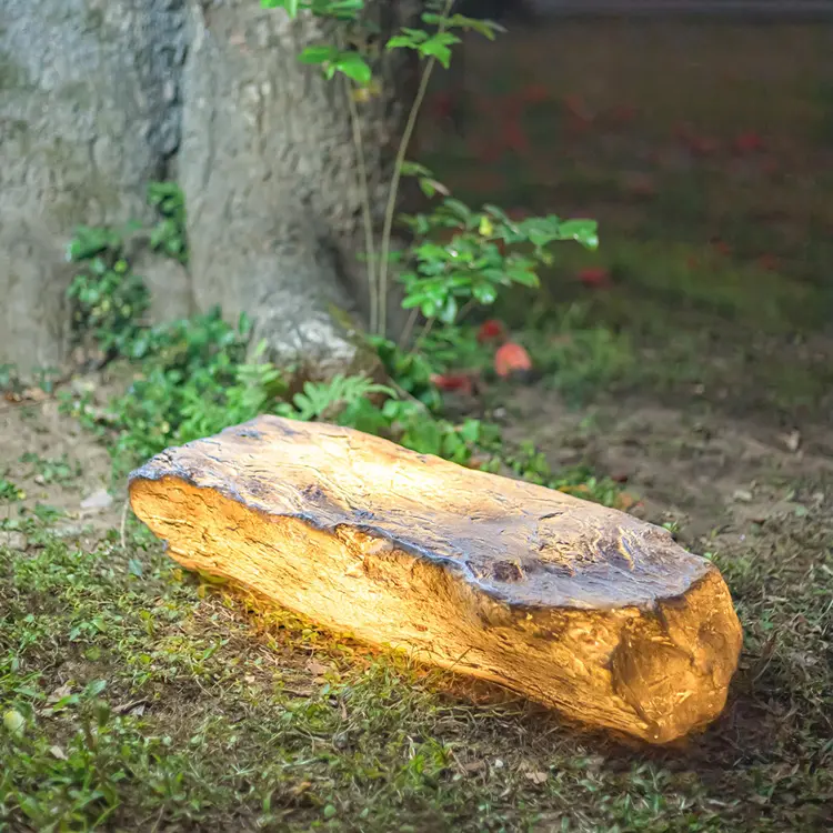 Custom Outdoor Landscape Stone Light for Garden and Patios Decoration 2 Custom Outdoor Landscape Stone Light for Garden and Patios Decoration - 图片 2