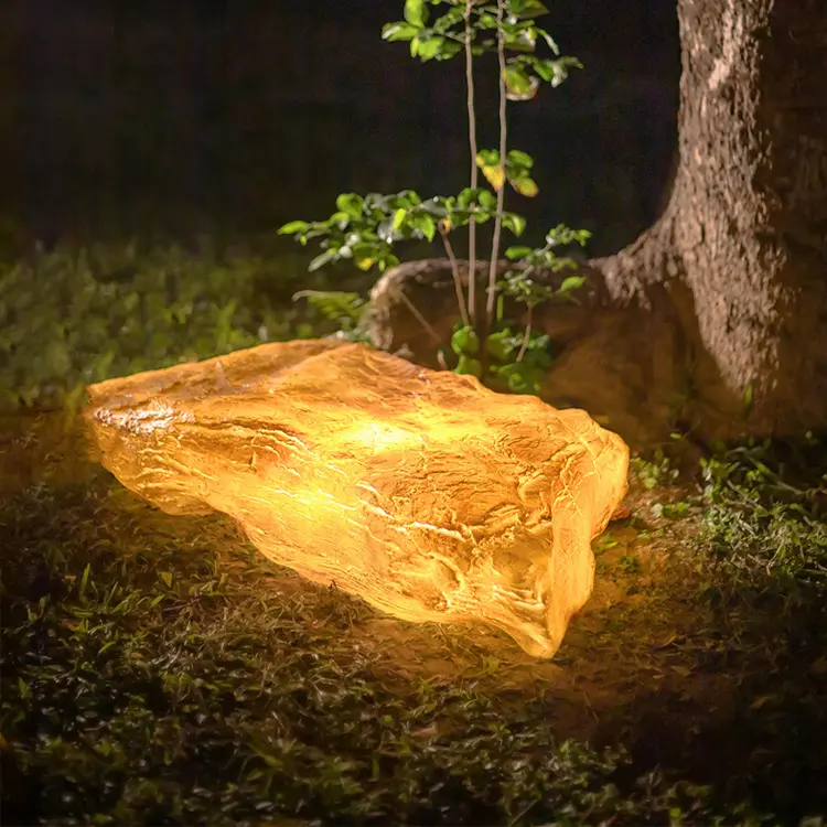 Custom Outdoor Landscape Stone Light for Garden and Patios Decoration 3 Custom Outdoor Landscape Stone Light for Garden and Patios Decoration - 图片 3