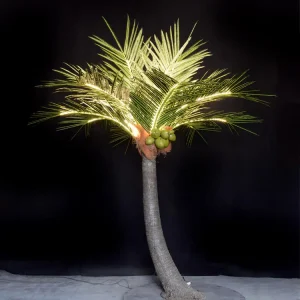 led light palm tree