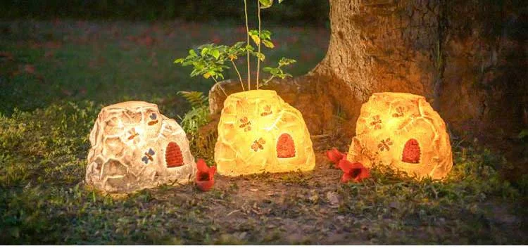 Outdoor Stone Lighting