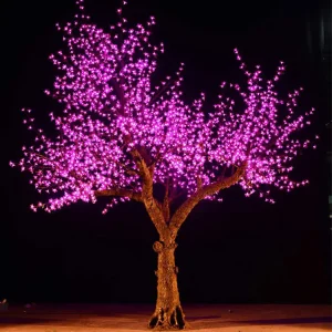 11ft LED Cherry Blossom Light with Tree | Pink & Warm White | China Manufacturer
