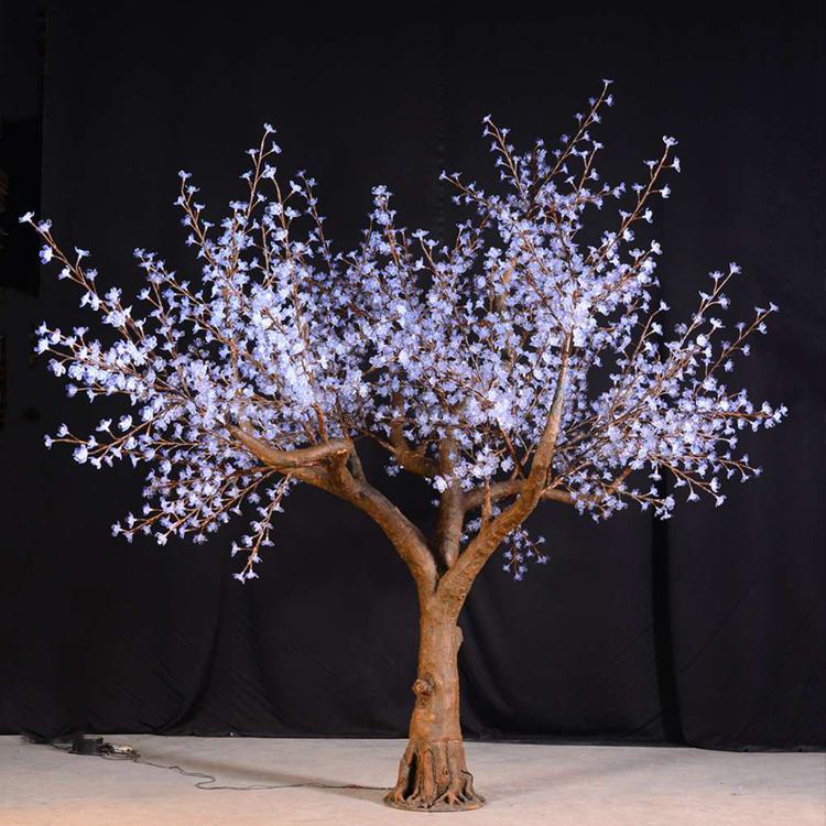 11ft Outdoor LED Cherry Blossom Tree Light | Wholesale Customizable, Factory Direct for Christmas & Garden Decor 8 Outdoor LED Cherry Blossom Tree
