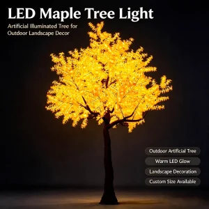 led maple tree light Outdoor Garden Festival Decor LED Tree Light