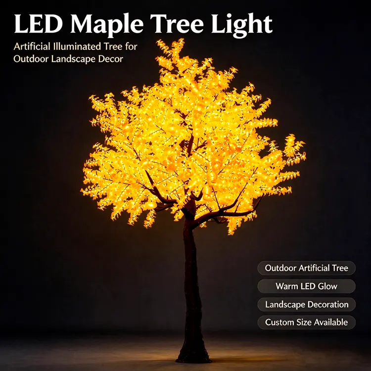 Home 11 led maple tree light Outdoor Garden Festival Decor LED Tree Light