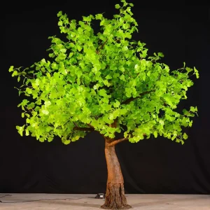 9FT LED Ginkgo Green Light Tree | Illuminated Garden & Festive Ornament Tree Light Manufacturer