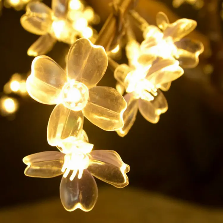 9ft LED Cherry Blossom light with trees | Wholesale Customizable Outdoor Garden Festive Decoration Manufacturer 11 led cherry tree 7
