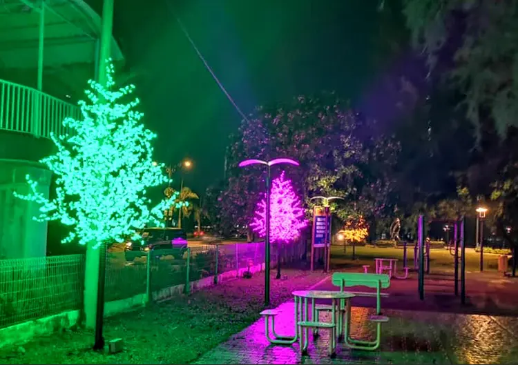 led tree