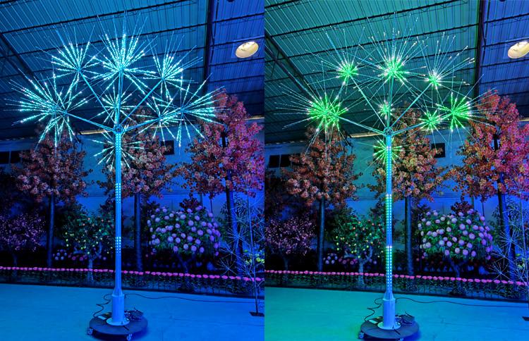 app remote control LED firework tree