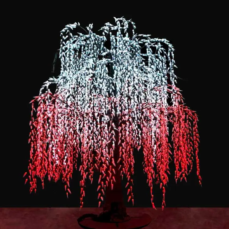 RGB Willow Tree Lights for garden landscape holiday decor