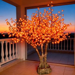 LED Lighted Cherry Blossom Tree