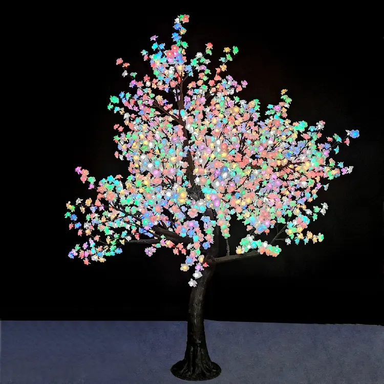 RGB Light up Cherry Blossom Tree for wedding outdoor decoration