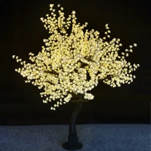 Light up Cherry Blossom Tree | 10ft Artificial RGB Flower for Wedding Reception
