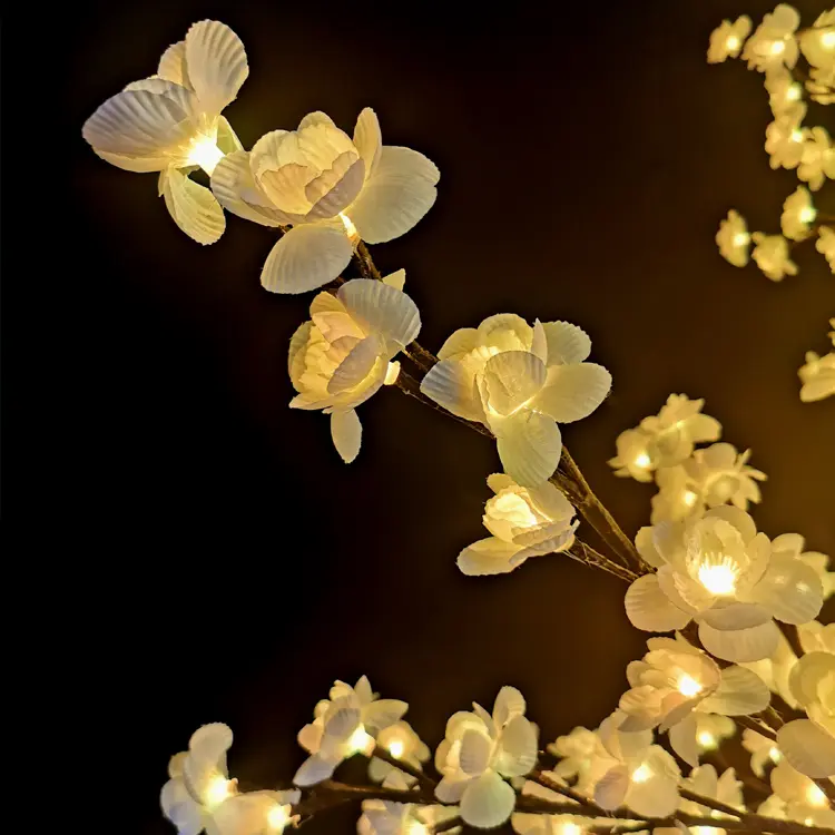 Outdoor Light up Cherry Blossom Tree waterfront park permanent light