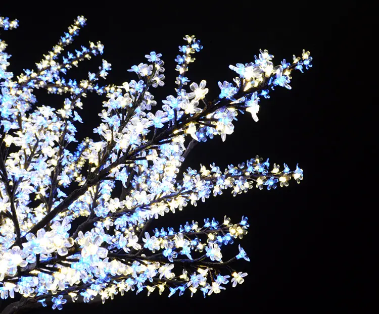 Large LED Cherry Tree Light giant artificial blossom tree for city square commercial lighting project